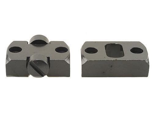 Weaver 2-Piece Grand Slam Steel Dovetail Scope Base - CVA Round Receiver Black - Weaver