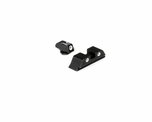 Trijicon Bright & Tough Night Sights for Glock - Green Front, Orange Rear, No Battery
