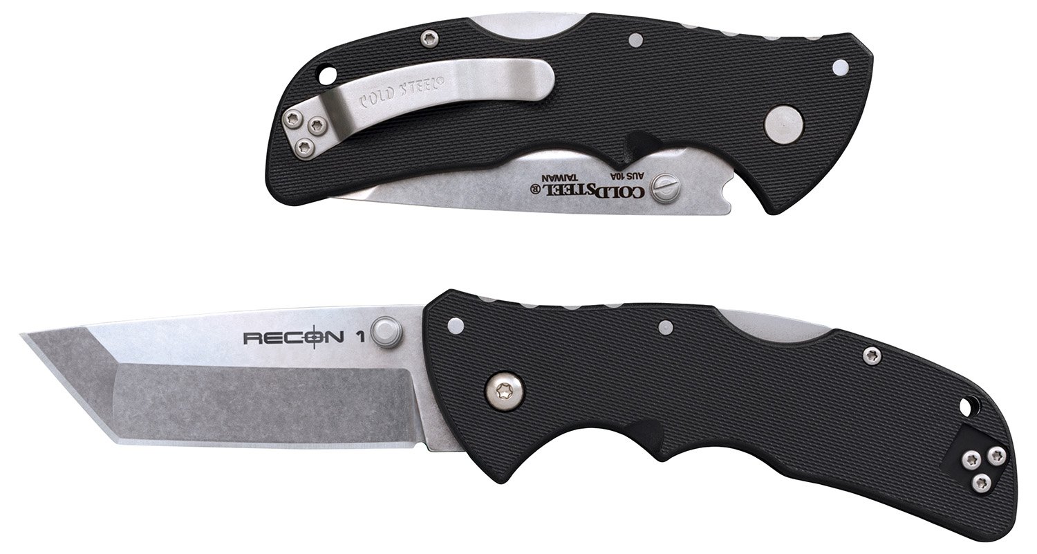 Cold Steel CS27BAT Recon 1 Mini 3" Tanto AUS-10A Blade GRN Handle - Cold Steel - TANTO