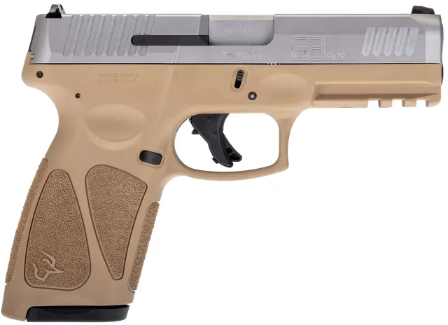Taurus G3 9mm Luger 4 in Barrel Tan Finish 17 Rounds Single Action - Taurus - 9mm for sale at TheGunDock