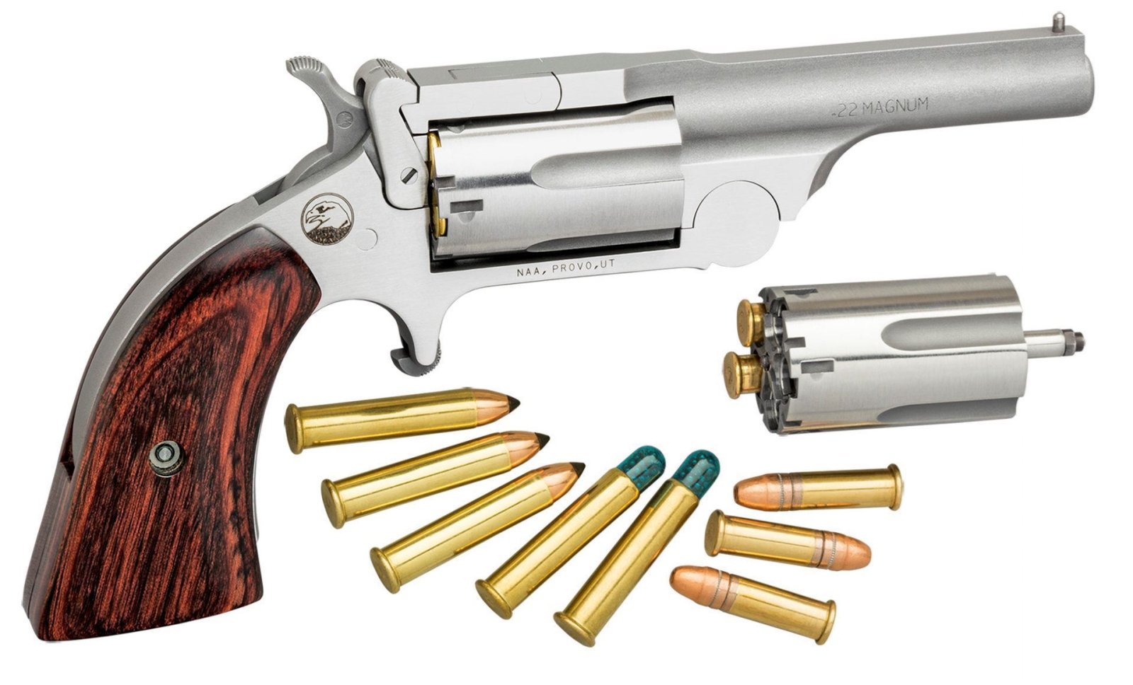 NAA 22MCR250 Ranger II 22 LR/22 WMR 5 Shot 2.50"...