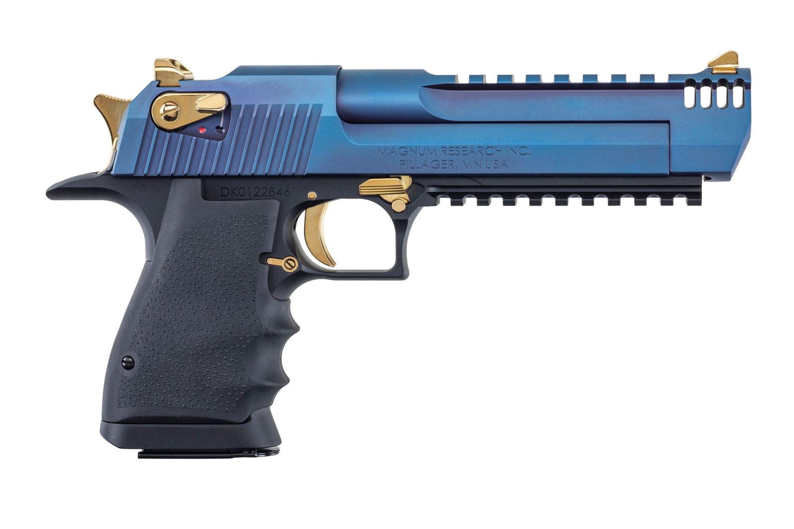Magnum Research DE357L6CBG Desert Eagle L6 357 Magnum 6" Carbo Blue PVD - Magnum Research - 357 Magnum