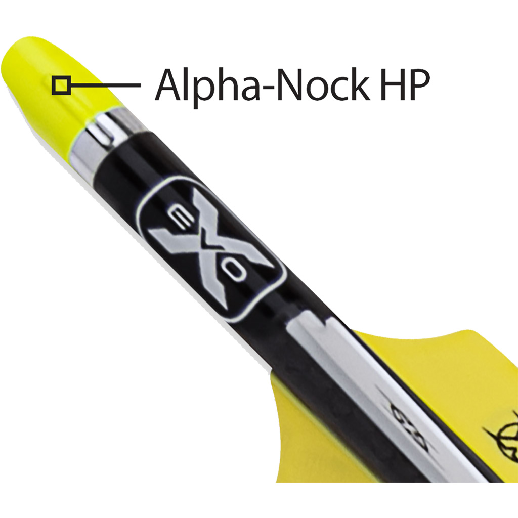TenPoint HEA-353.12Y Alpha-Nock HP Yellow 12 Pack, 22 Grains