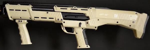 Standard MFG DP-12 Double Barrel Pump Shotgun, 12 Gauge, 18.875" Barrels, FDE - STM - 12 Gauge