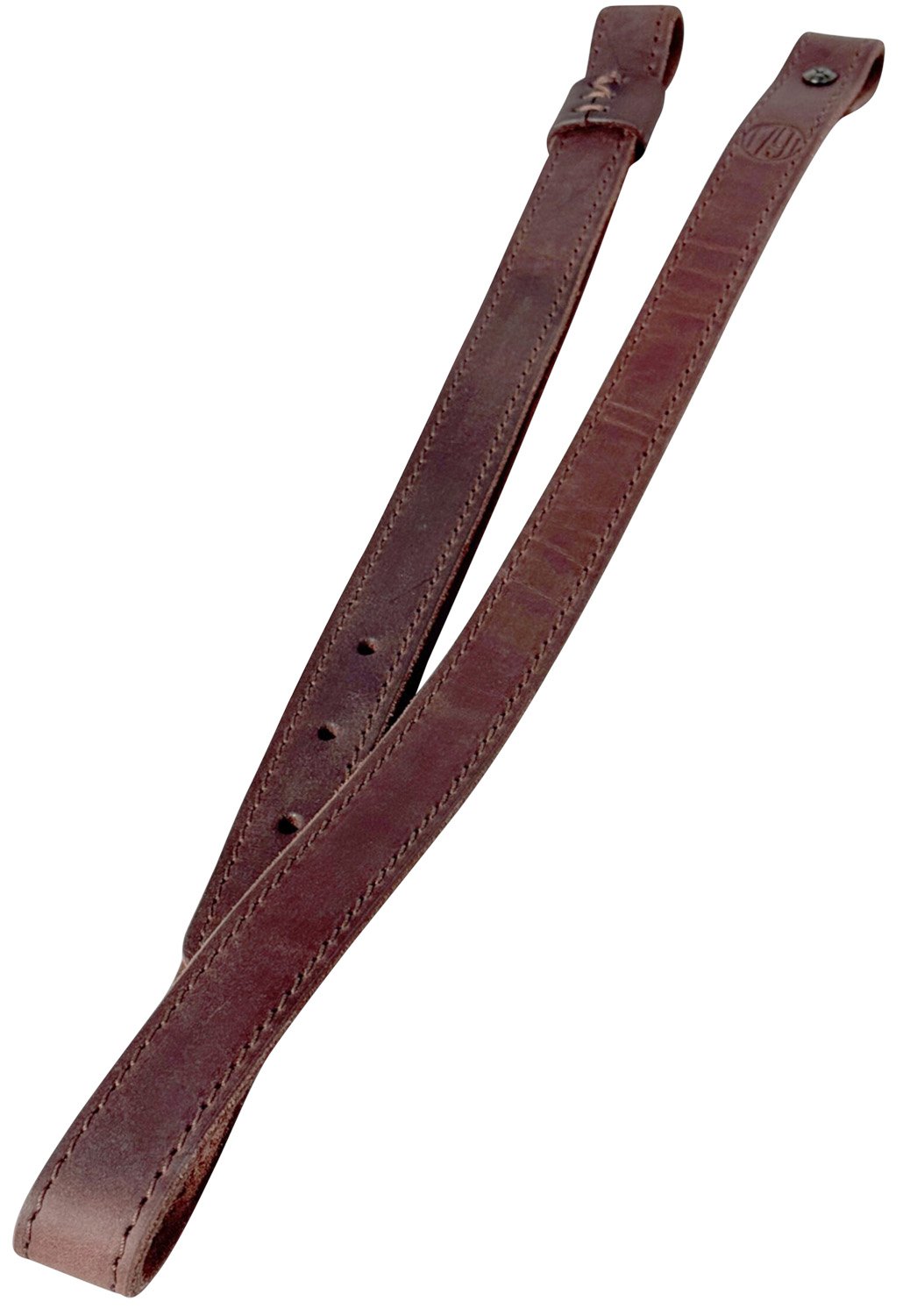 1791 HNTSSSBRWA Simple Strap Rifle Sling, 36"-44" Oiled Brown Leather - 1791 Gunleather