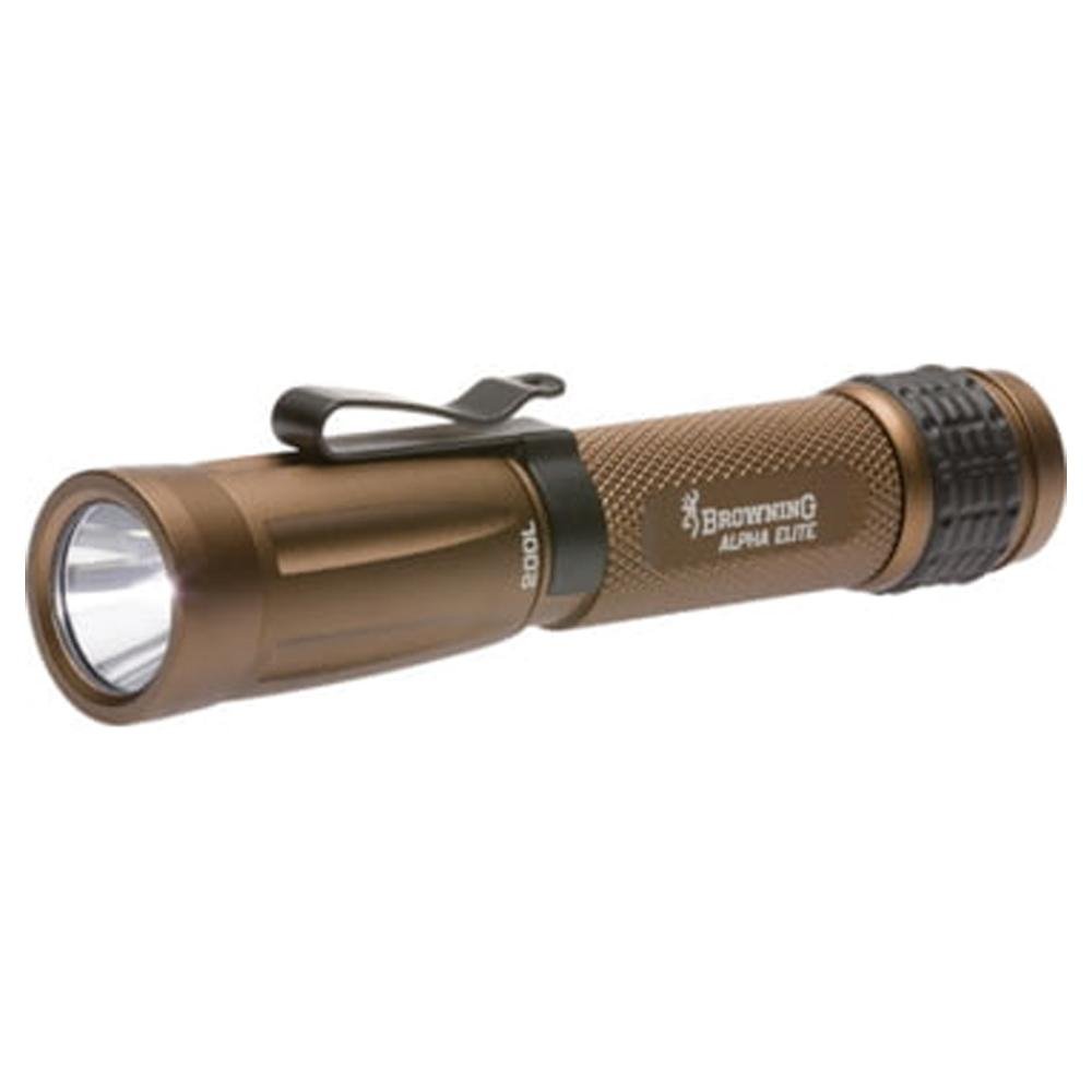 Browning Alpha Elite AA Flashlight 200 Lumens Bronze - Browning