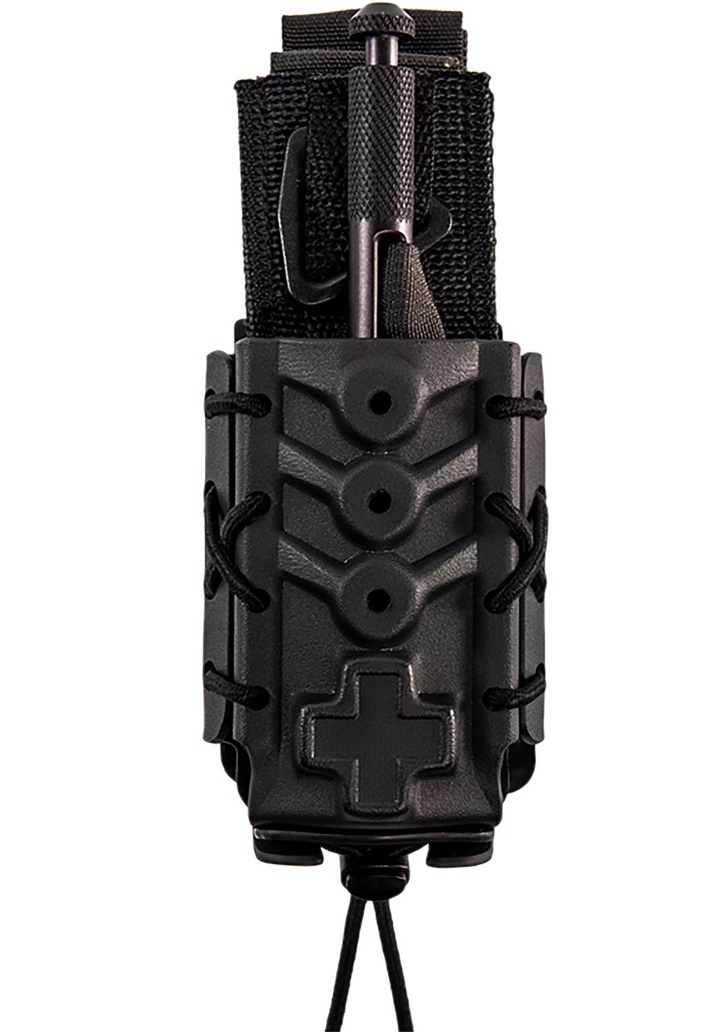 High Speed Gear 11TQK0BK Tourniquet TACO Black Kydex 2" Belt Clip MOLLE - HSGI - BLACK