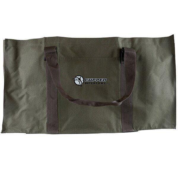 Cupped Waterfowl 6 Slot Goose Decoy Bag, Tough Mesh, Shoulder Strap