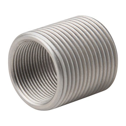 Precision ARMAMENT SHOULDERLESS THREAD ADAPTER 1/2-36TO5/8-24 STAINLESS STEEL