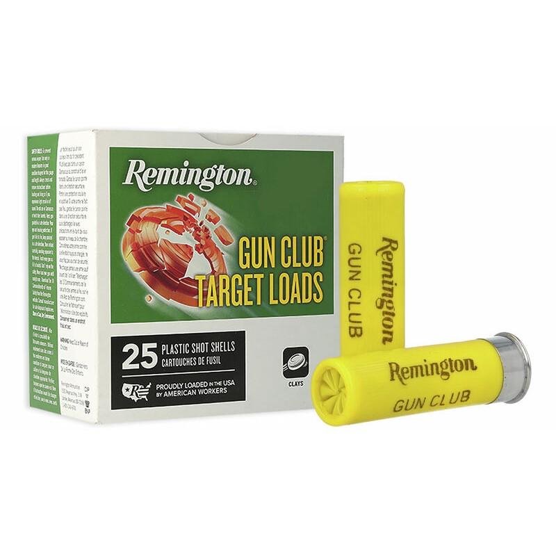 Remington 20239 Gun Club 20 Gauge 2.75 in 7/8 oz 7.5 Shot Target Load