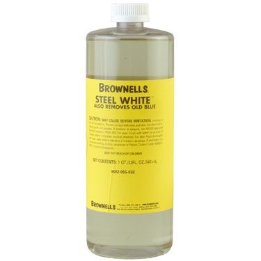 Brownells Steel White 050806104235 Rust & Blue Remover, 1 Quart (32oz) - Brownells