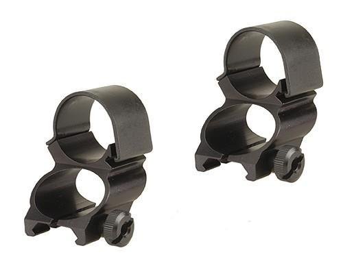 Weaver Detachable See-Thru Scope Rings - 1 Extension -Black
