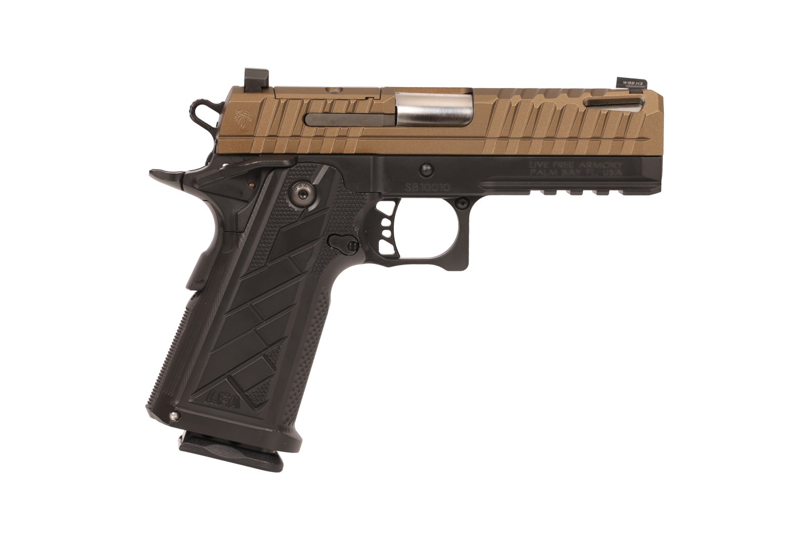 Century Arms HG8644B-N LFA Apollo 11 V2 9mm 4.15" Bronze Cerakote Semi-Auto Pistol