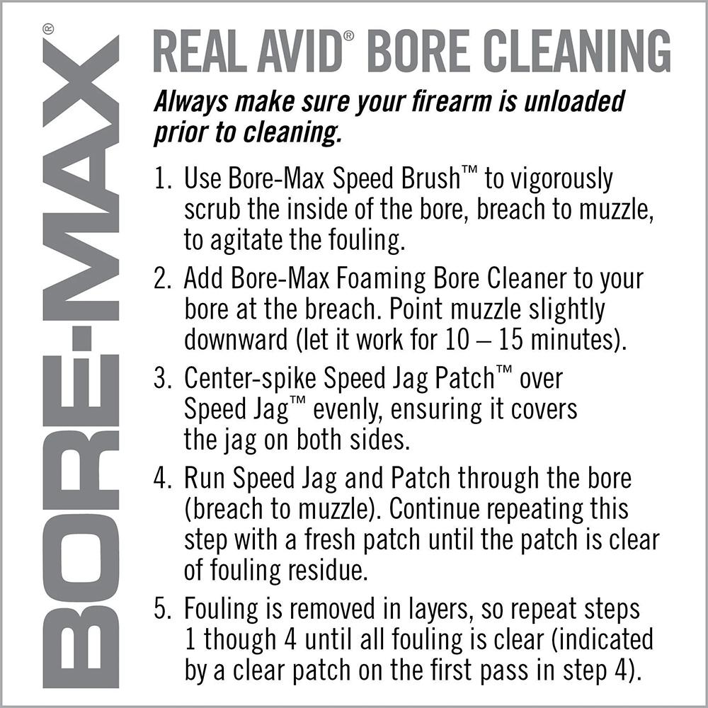 Real Avid Bore-Max Speed Brush .35 Cal Nickel Plated