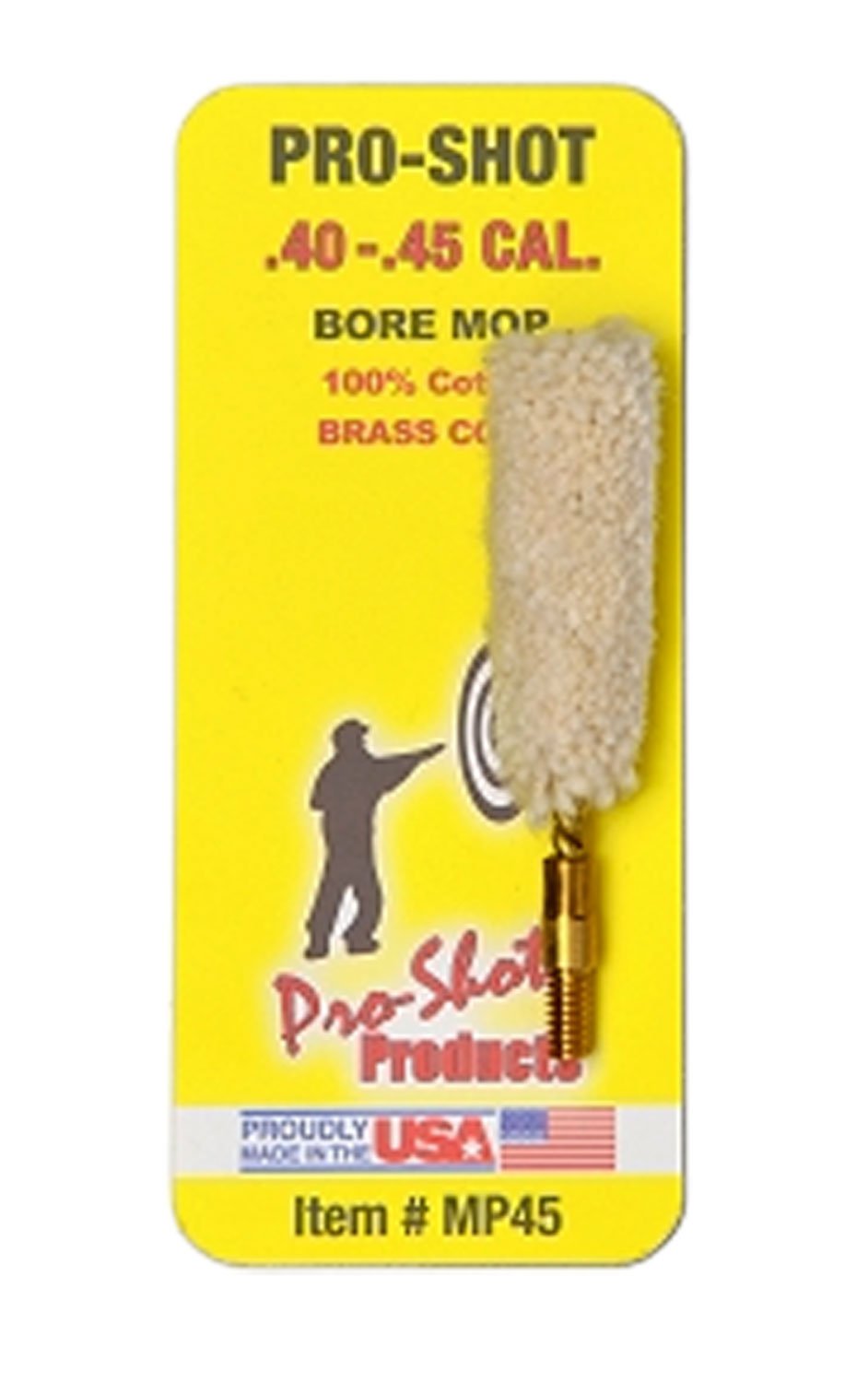 Pro-Shot Bore Mop (8/32 Thread) .40-.45 cal - Pro-Shot Products - 40-45 CAL