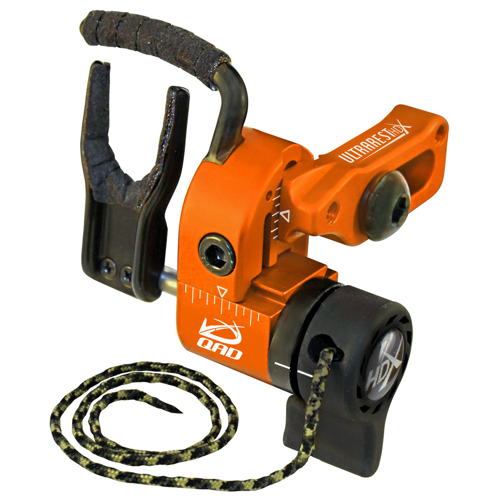 QAD UltraRest HDX UHXOR-R Orange RH, Noise-Reducing, Anti-Vibration Design
