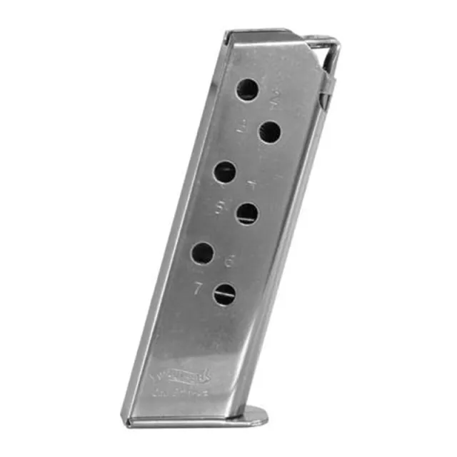Walther Magazine 380 ACP 7Rd Fits PP-PPK/S Nickel 2246011 - Walther - 380 ACP