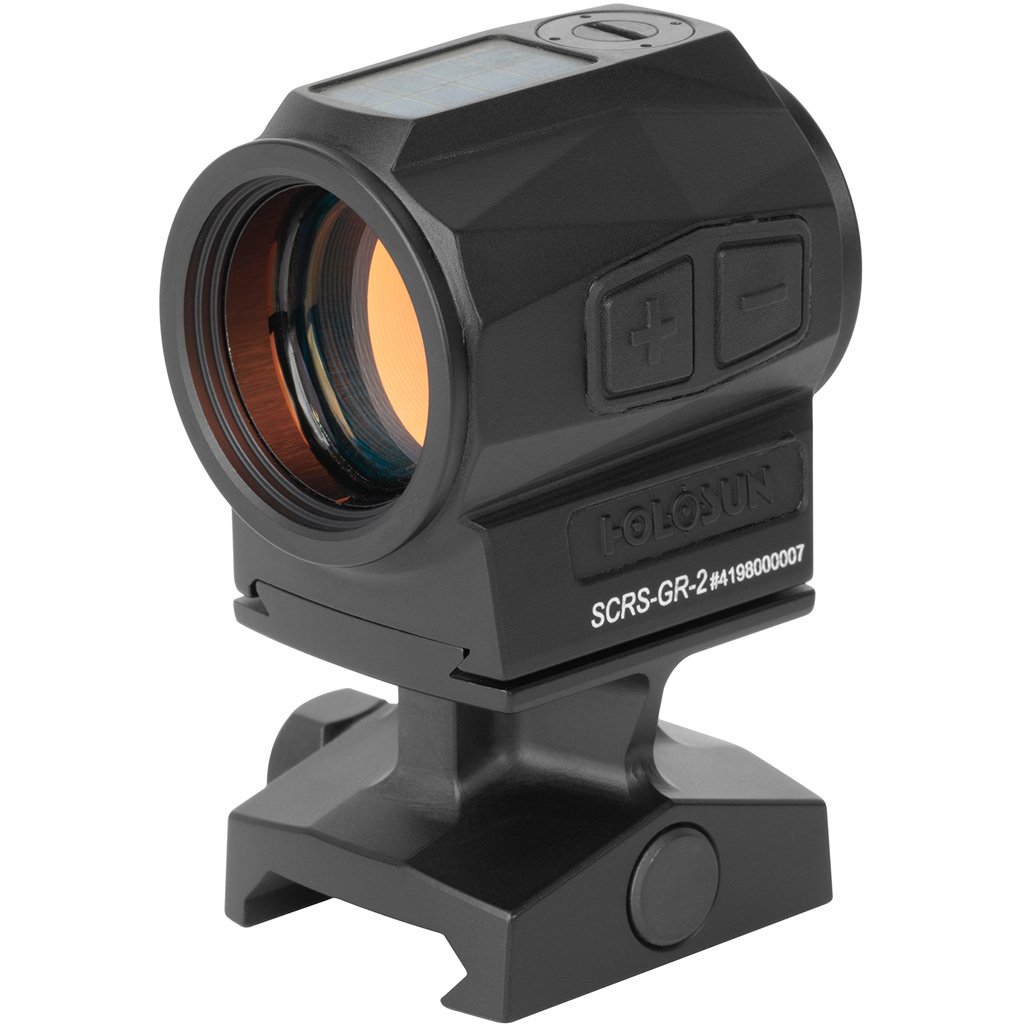 Holosun SCRS-GR-2 Green 2MOA Dot Solar Rifle Sight Compact Aluminum Tube