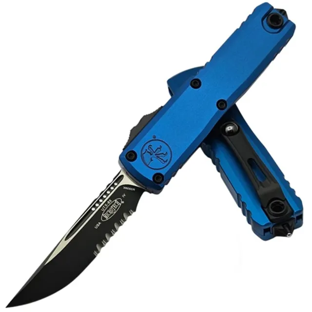 Microtech UTX-85 G4 3.1 In SE/PS Black Blue ALU Handle