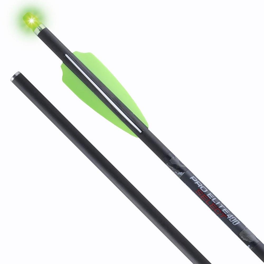 TenPoint Pro Elite 400 Lighted Carbon Arrows 20 in. Alpha Blaze Nocks 3 pk.