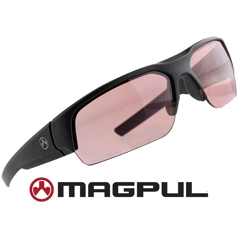 Magpul MAG1097-0-001-3000 Helix Eyewear, Black Frame, Rose Lens