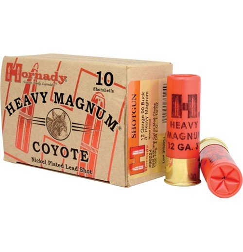 Hornady 86224 Heavy Magnum Coyote 12 Gauge 3 in 00 Buck Shot 10 Rounds