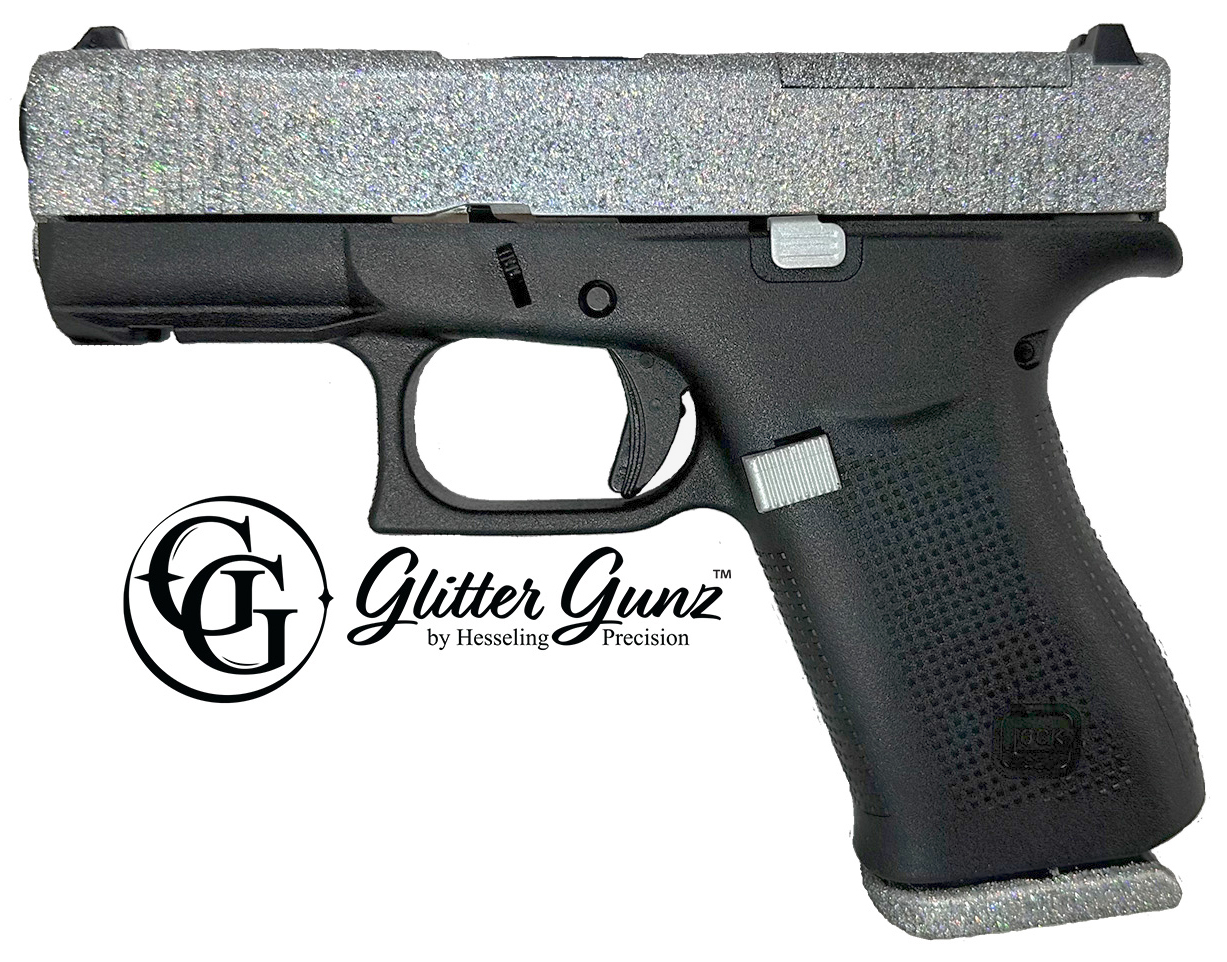 Glock PX4350201FRMOSDIA 43X MOS 9mm Diamond Glitter Gunz Coating