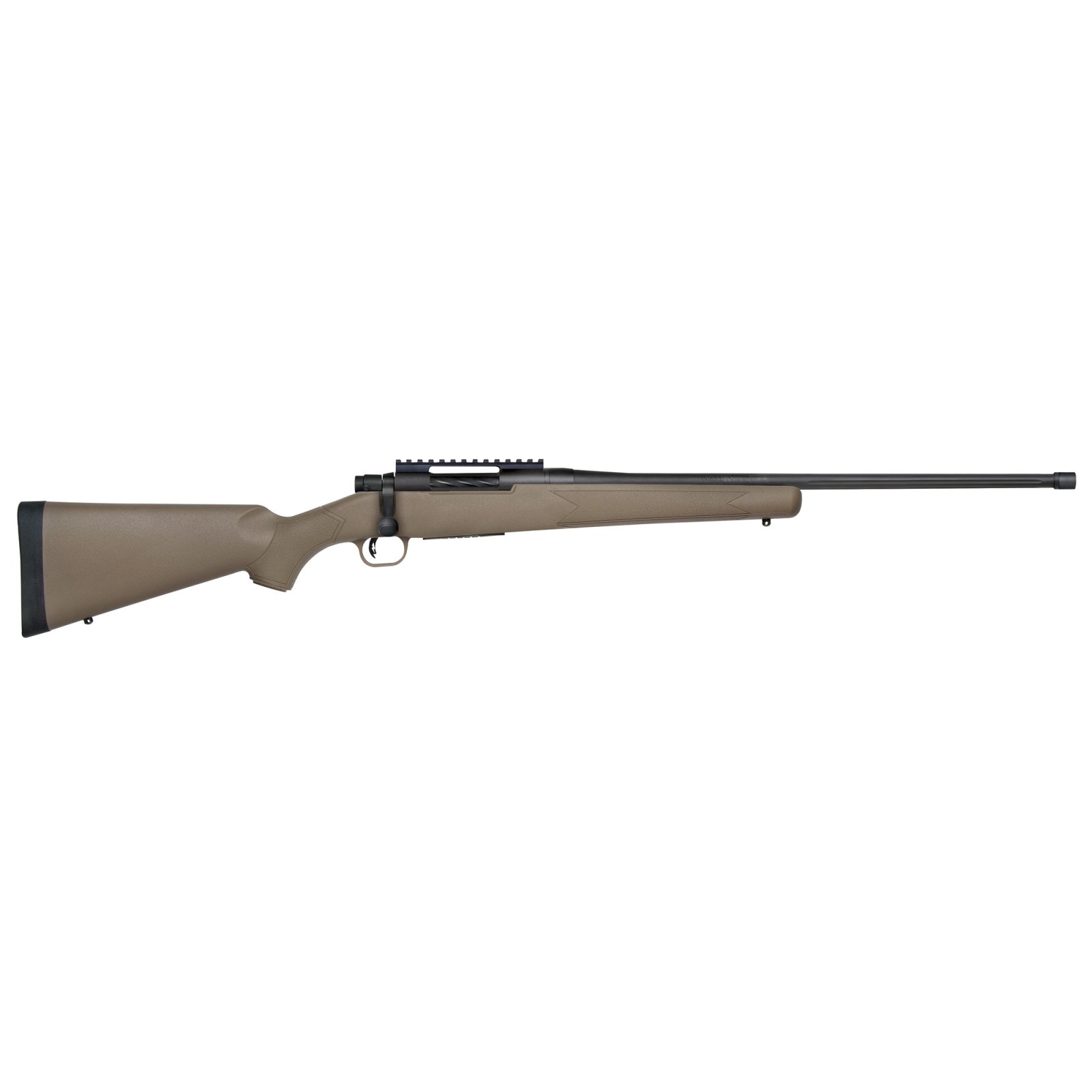 Mossberg Patriot Predator 308 Win Caliber 5+1 Capacity 22" Threaded/Fluted Barrel Matte Blued Metal Finish Flat Dark Earth Synthetic Stock Right Hand Full Size - Mossberg - 308 Win