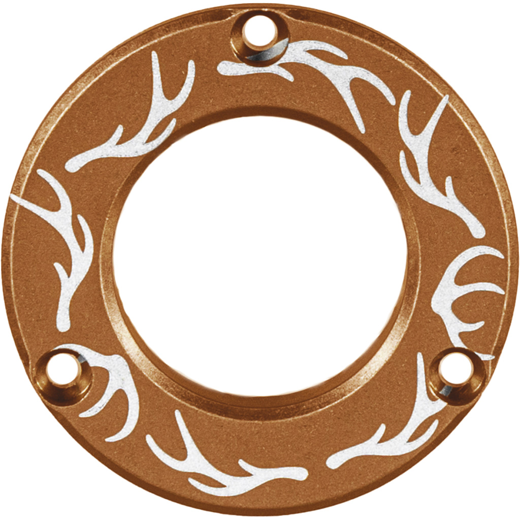 Axcel ADVR-HUB-CTEAN Driver Hubcap Coyote Tan Elk Antlers Engraving