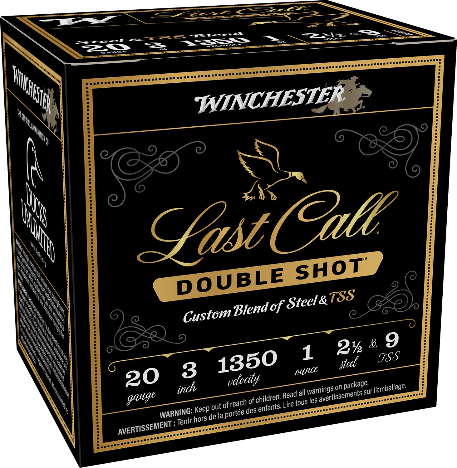 Winchester Last Call TSS Shotshells 20ga 3 1oz 1350 fps #2.5 & #9 25/ct - Winchester - 20 GAUGE