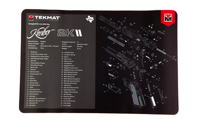 TekMat Tekmat for Kimber 2K11 Cleaning Mat Black