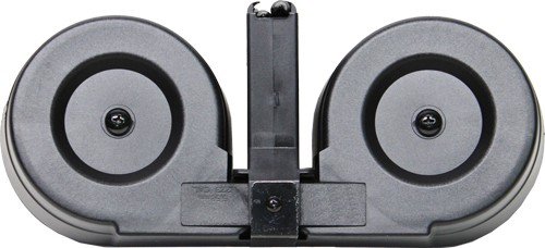 Iver Johnson AR15100BLK AR-15 .223 100-Round Drum Magazine Black/Clear - Iver Johnson - .223