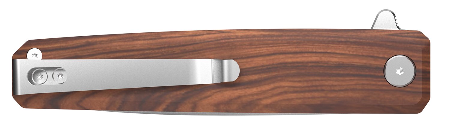 Outdoor Edge PL-1C Peleus Folder 3.1" Blade Wood Handle - Outdoor Edge