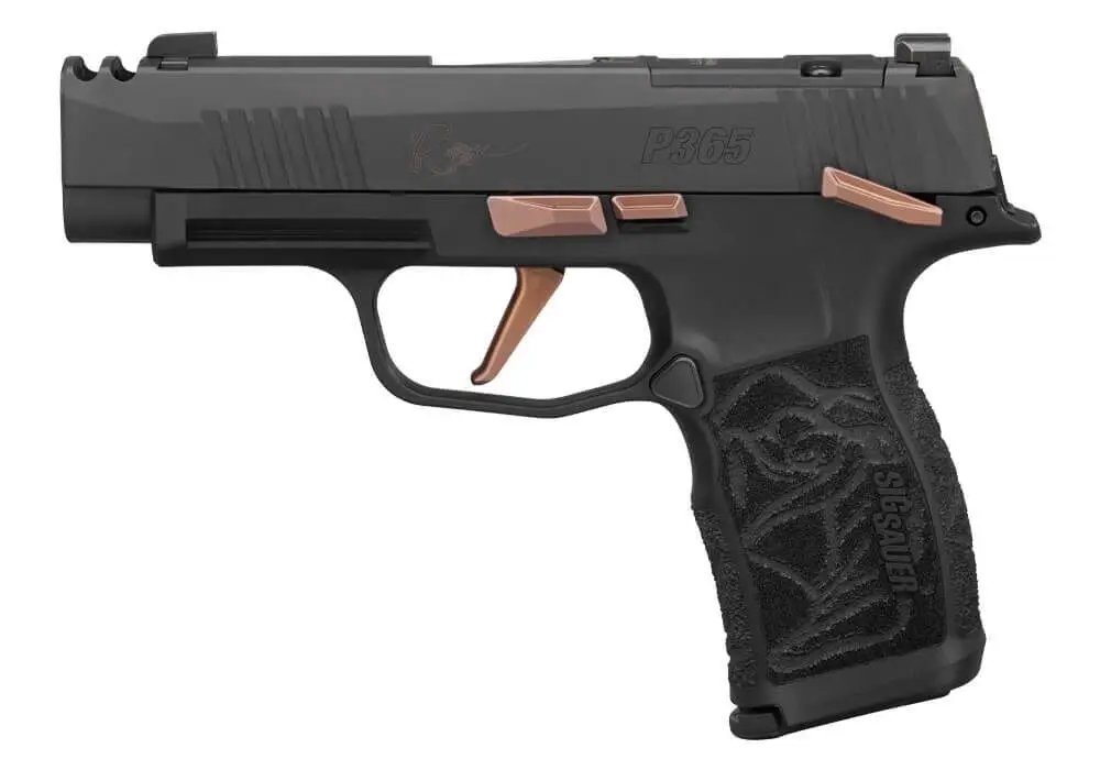 SIG P365 XL 9MM 3.1" XRAY-3 OR 10RD Rose Kit Black CA Comp - Sig Sauer - 9mm
