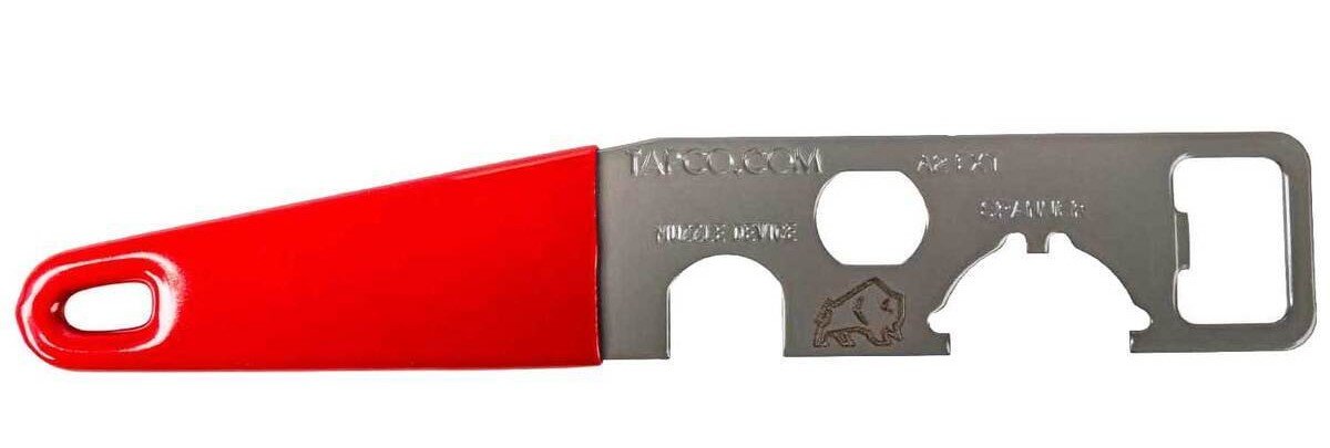 Tapco TAP22030 Red Steel Stock Wrench with Rubberized Grip