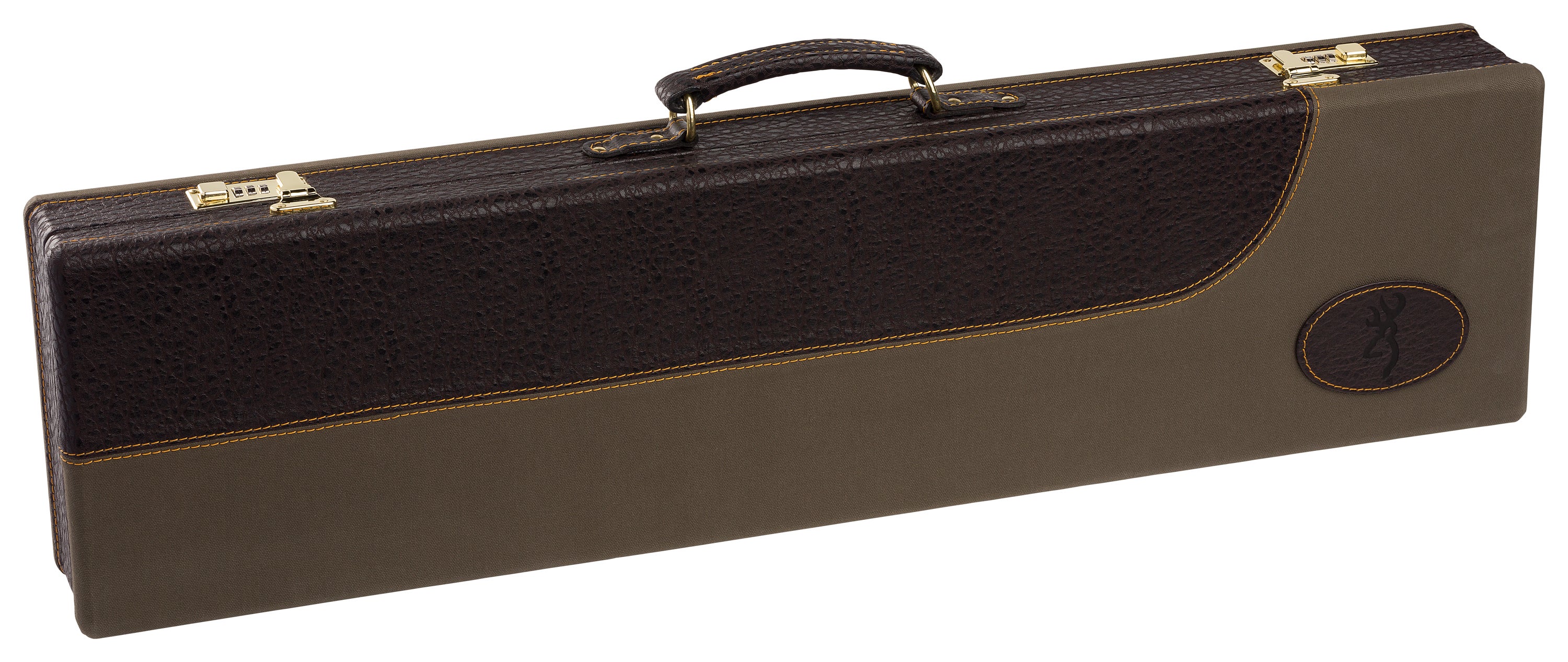 Browning 1425048412 Laredo Shotgun Case, Wood Frame, Wool-Lined, 34.75"x9"x4.25" - Browning