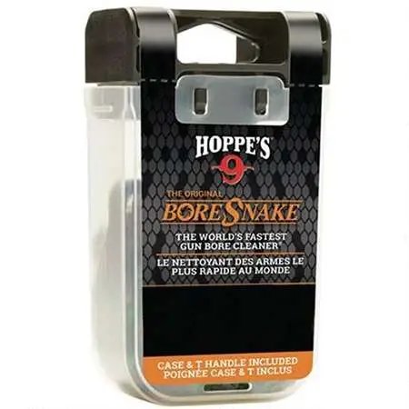 Hoppe's 24004D .44/.45 Caliber Pull Thru Bore Cleaning Rope, Bronze Brush - Hoppe's - 44/45 CAL