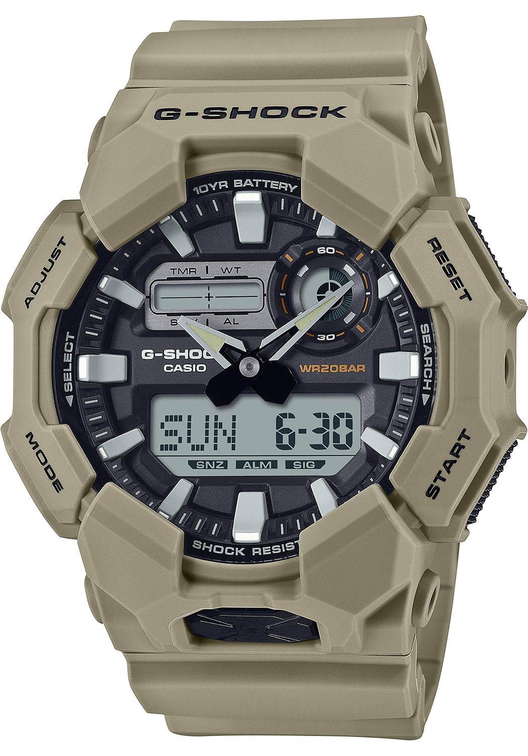 GSHOCK GA0105ACR ANLG-DIGTL TAN - GSHOCK