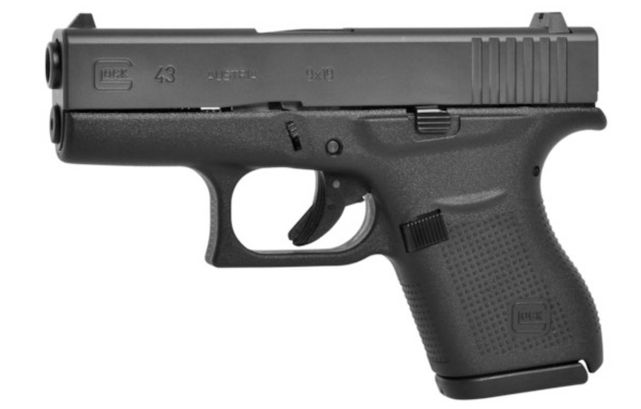 GLOCK 43 G43 HGA 9MM 3.46 IN FS 5LB 2 6RD MAGS G43 USE US SKU GLOGUI4350201