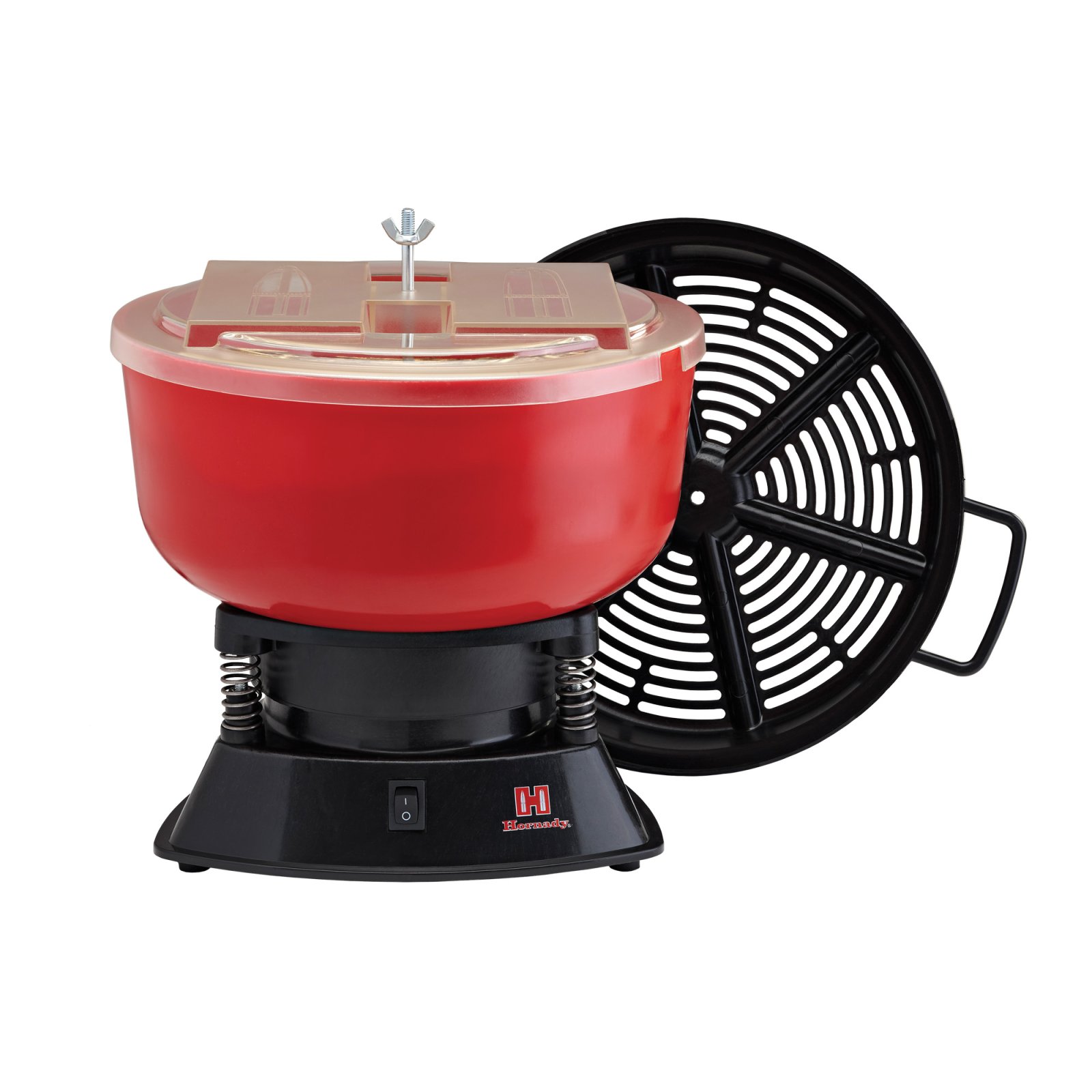 Hornady M-1 Case Tumbler 110VAC Red Holds 400 .38 Cases w/Sifter
