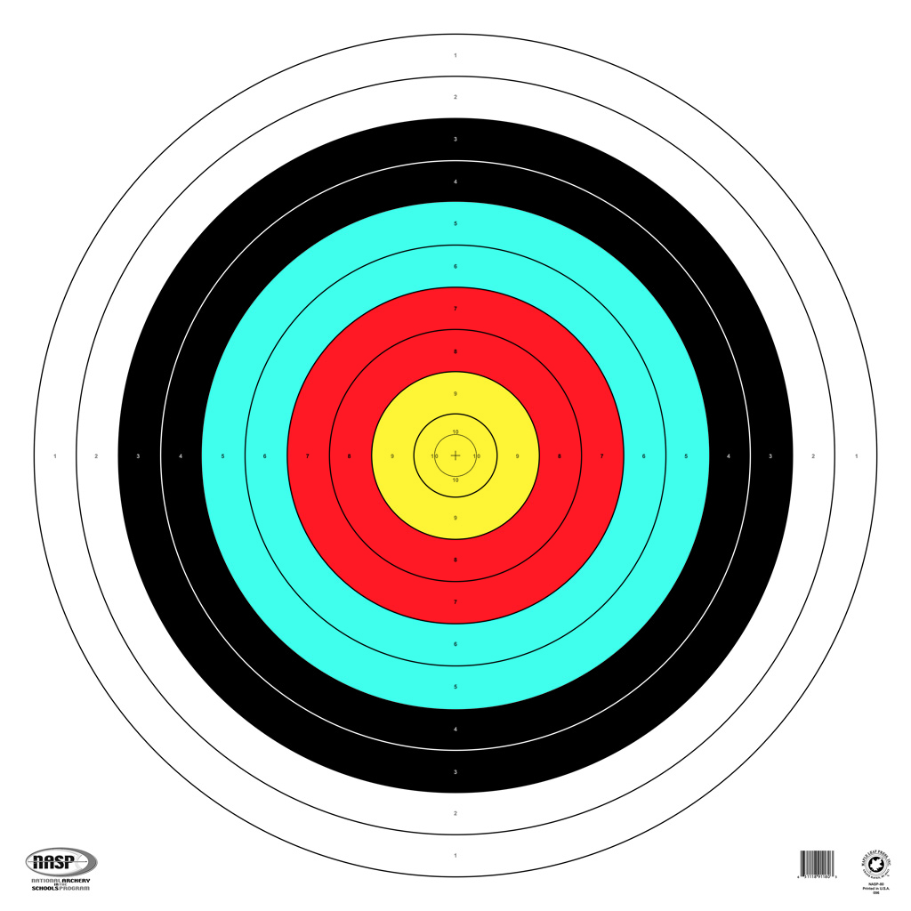 Maple Leaf Press NASP TA-80 80cm Target 25pk 100lb Tag Stock