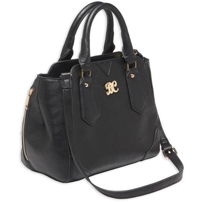 Bulldog BDP020 Black Satchel Purse with Holster, PU Leather, Ambidextrous, Zippered Compartments, 16x9.5x5.5 inches - Bulldog - BLACK