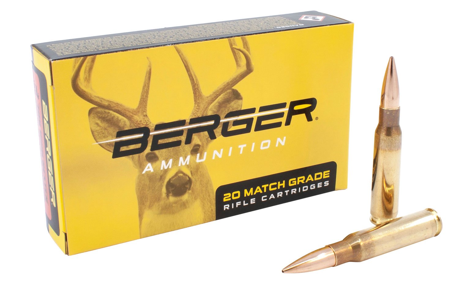 Berger 60040 Classic Hunter .308 Win 168gr Hybrid Boat Tail 20 Rounds