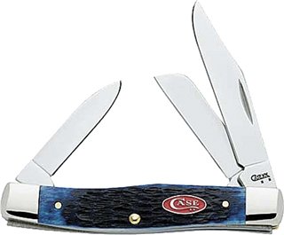 Case Cutlery Navy Bone Med Stkmn 3BL 35/8" 07049 - CASE CUTLERY