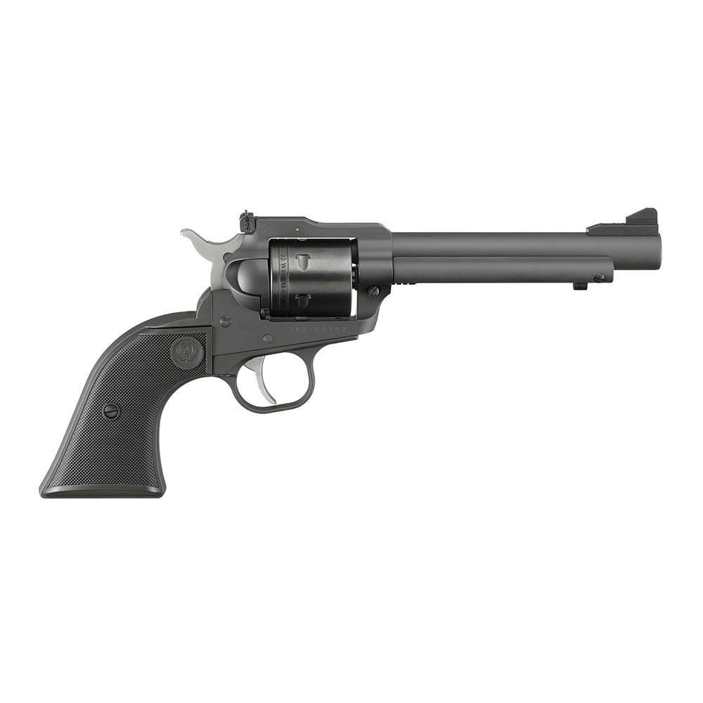 Ruger 2032 Super Wrangler Revolver, 22 LR/22 WMR, 5.50" Cold Hammer-Forged Barrel, Adjustable Sights, Black Cerakote Finish, 6-Round Capacity