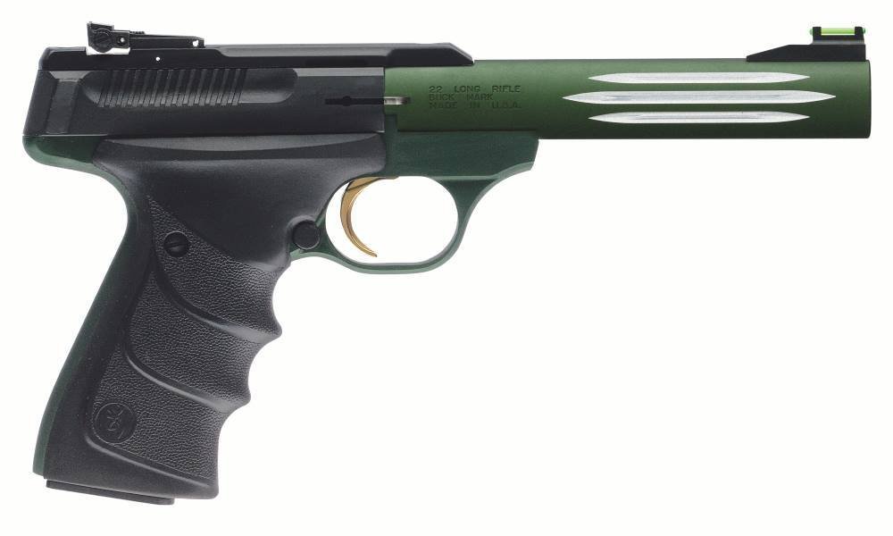 Browning Buck Mark Lite Green URX 22 LR 5.5 in Barrel 10 Round Capacity - Browning - 22 LR