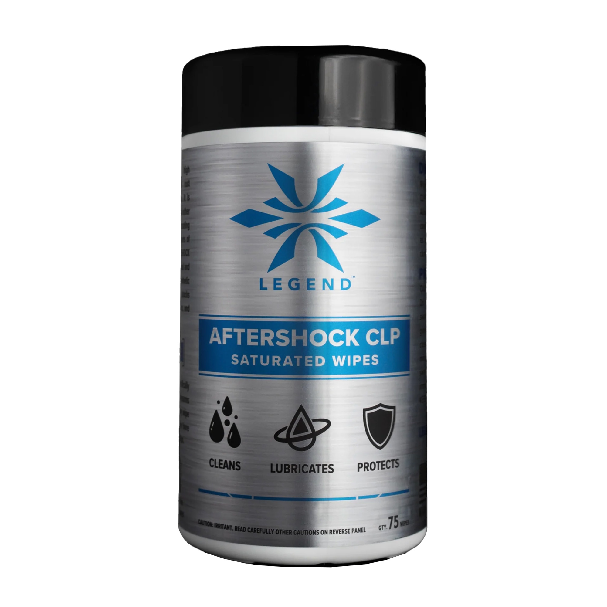 Legend Outdoor Gear Aftershock AS-SW-75 Lubricating Wipes, 75 Count