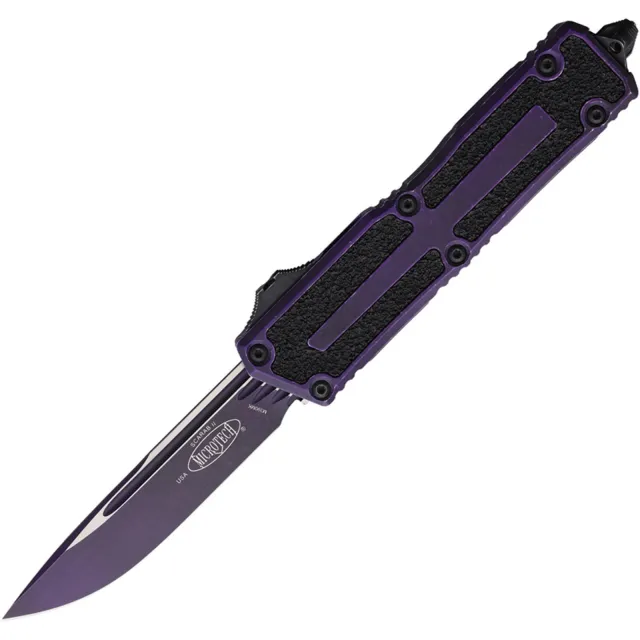 Microtech Scarab II G3 1278-1WPU 3.97 In SE Weathered Purple