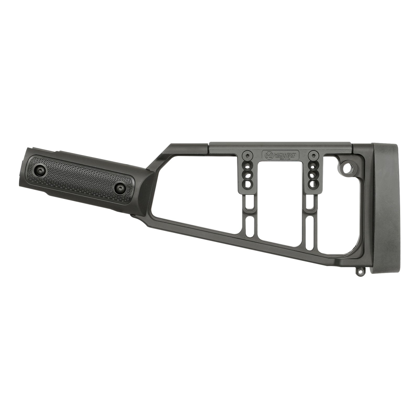 Midwest Industries MI-LS-HS Lever Stock Henry Straight Grip Black