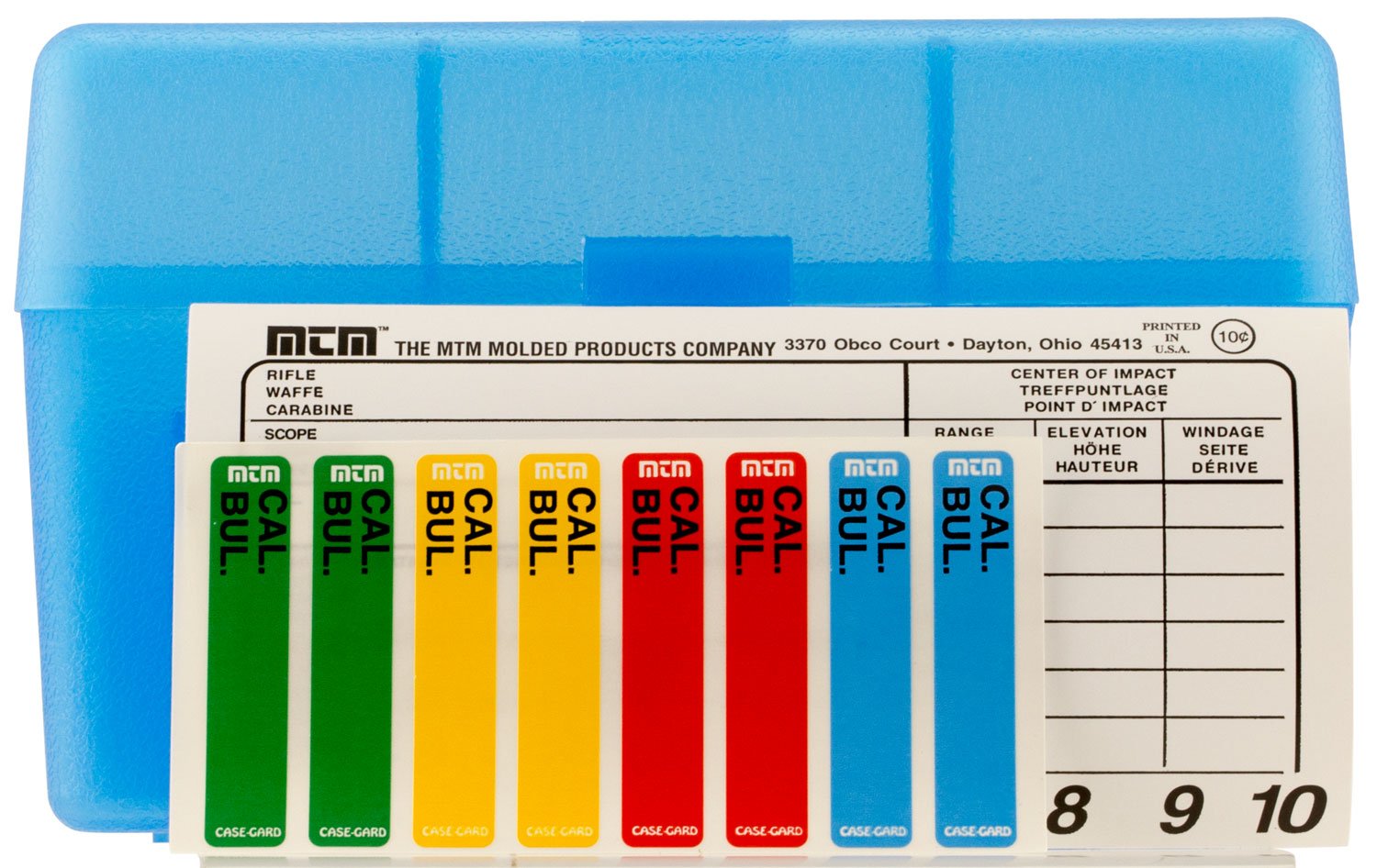 Buy MTM Case-Gard RL5024 Ammo Box 270-Rounds Polypropylene Clear Blue online